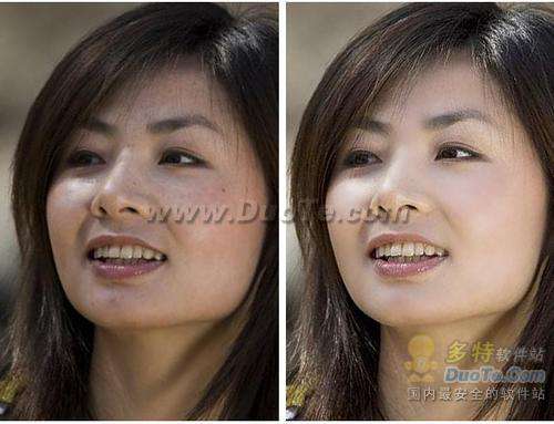 Photoshop高效人物美白磨皮的图文教程