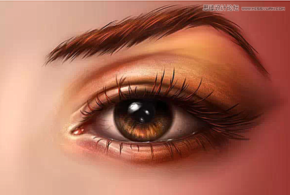 photoshop绘制超逼真的人像眼睛效果,PS教程