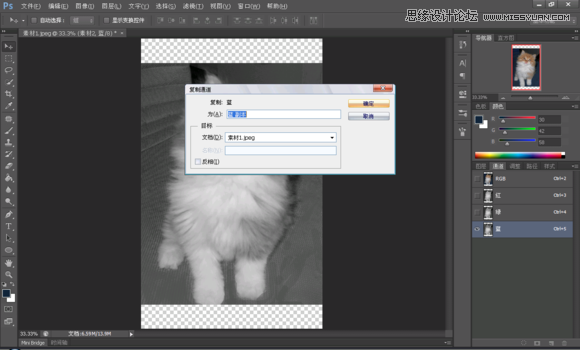 Photoshop制作创意的星空装饰的猫咪图片,PS教程