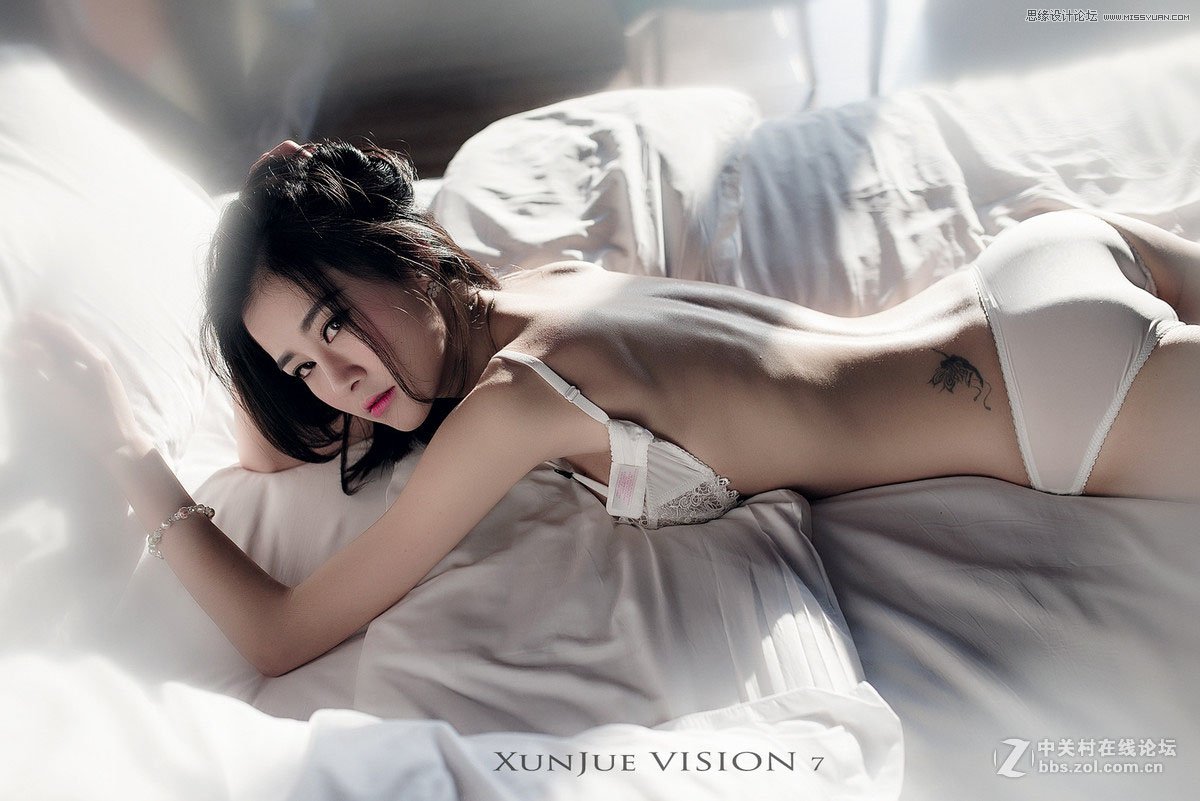 photoshop调出日系甜美风格的人像私房照写真