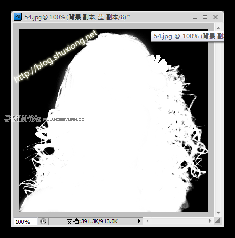 Photoshop利用通道扣美女头发教程,PS教程