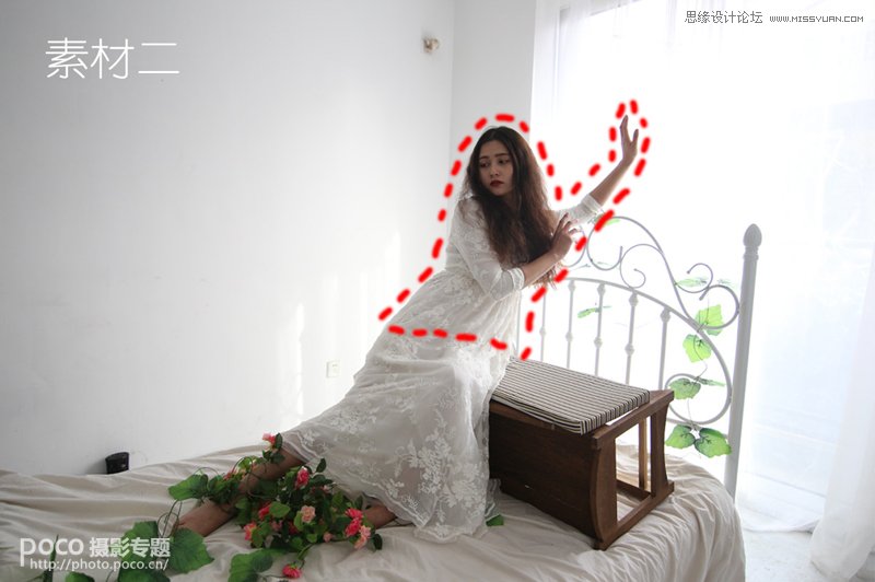 Photoshop合成创意的悬浮人像场景