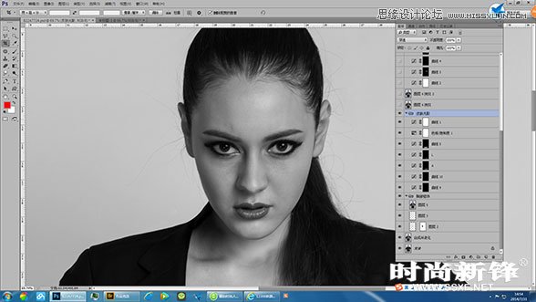 Photoshop制作超酷的性感模特商业修图教程,PS教程