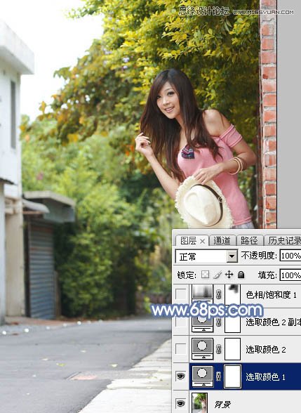 Photoshop调出美女模特秋季暖黄效果,PS教程