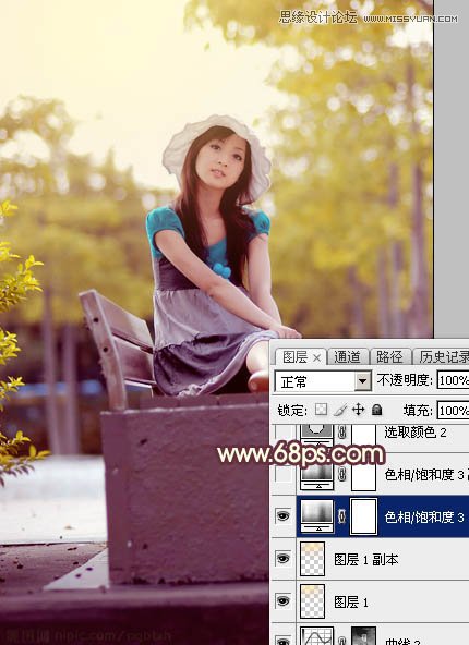 Photoshop调出果子美女照片甜美的柔肤色调,PS教程