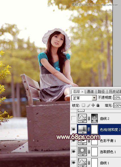 Photoshop调出果子美女照片甜美的柔肤色调,PS教程