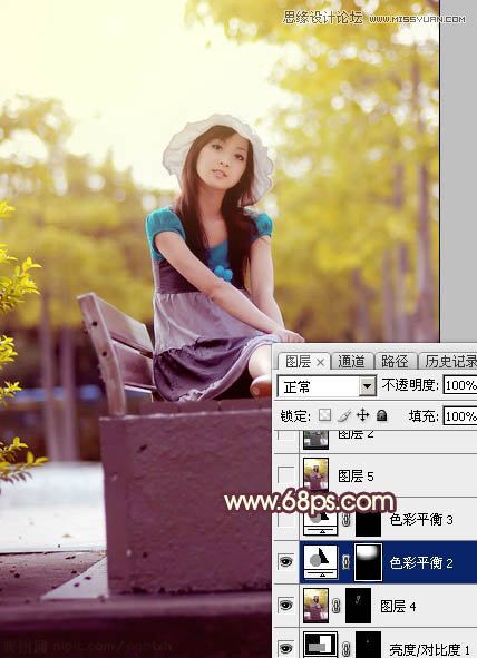 Photoshop调出果子美女照片甜美的柔肤色调,PS教程