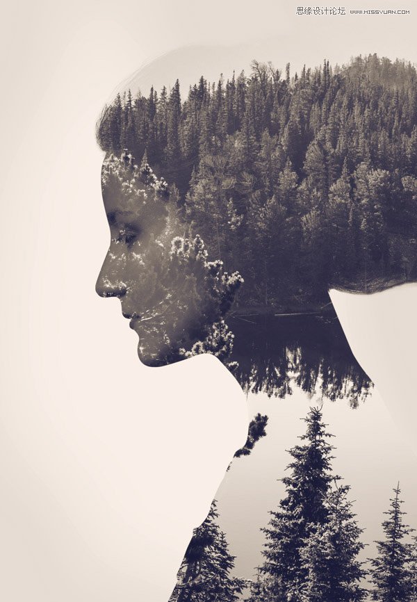 photoshopͷ羰Ƭ˫عЧ,PS̳