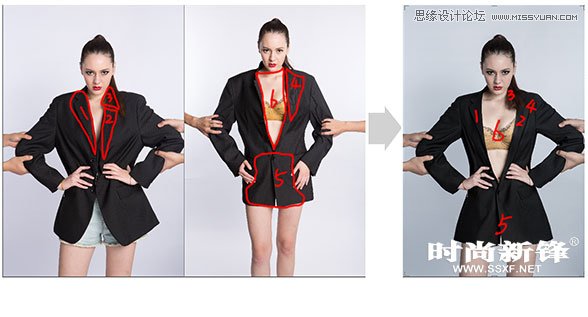 Photoshop制作超酷的性感模特商业修图教程,PS教程