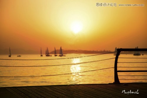 Photoshop制作在海边被打散的人像效果,PS教程