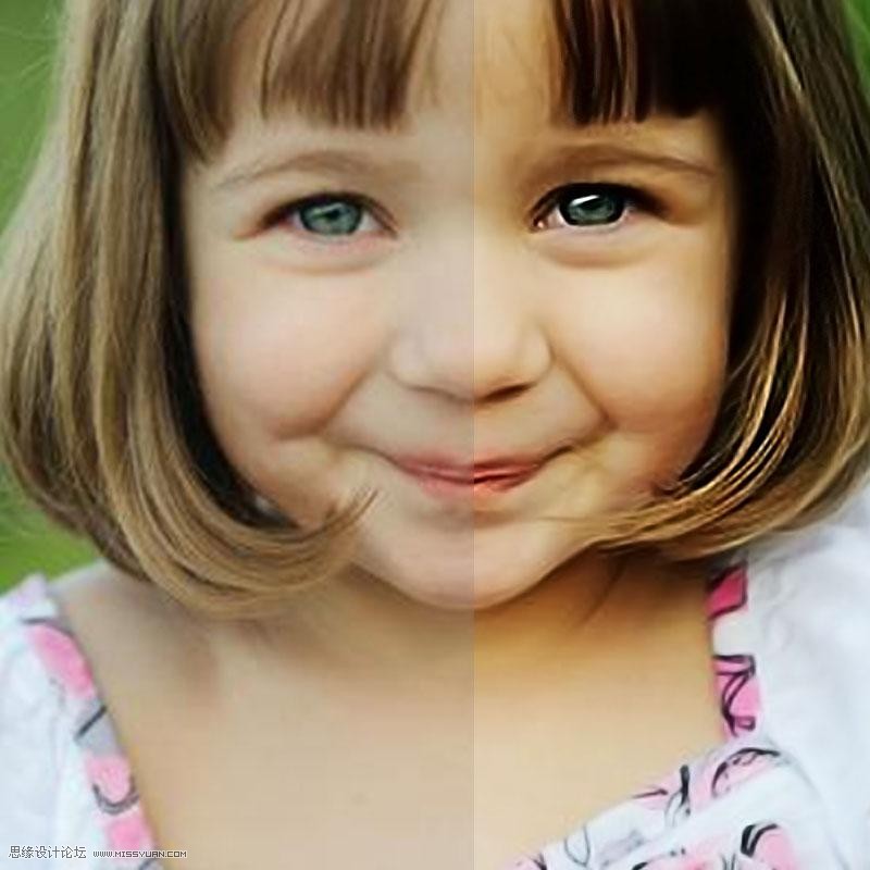 Photoshop简单方法把儿童照片变清晰,PS教程