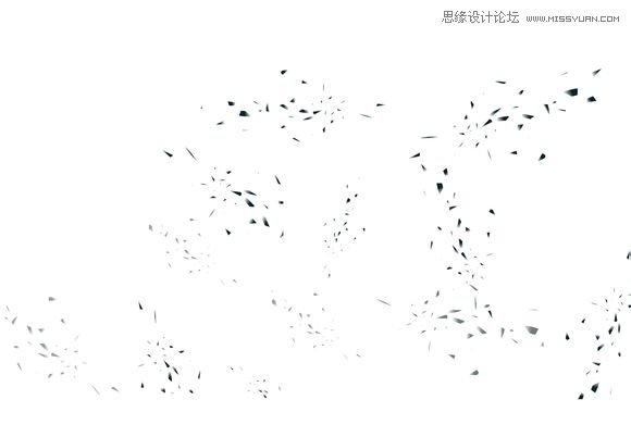 Photoshop制作碎片打散效果的炫彩人物剪影,PS教程