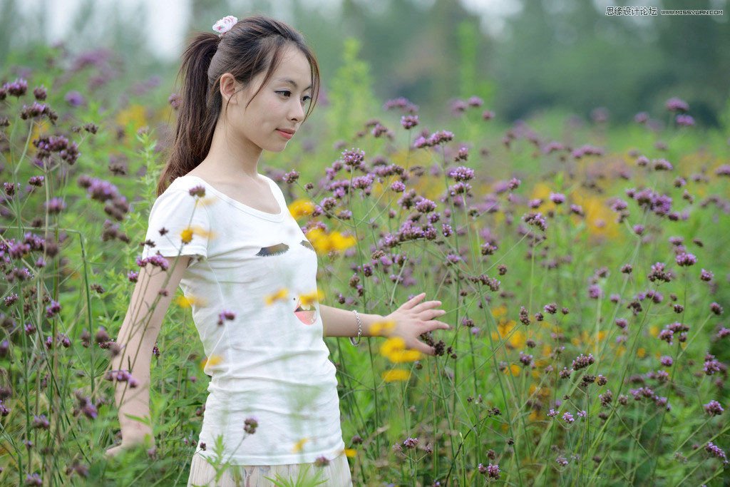 Photoshop调出外景人像唯美的暖色效果,PS教程网