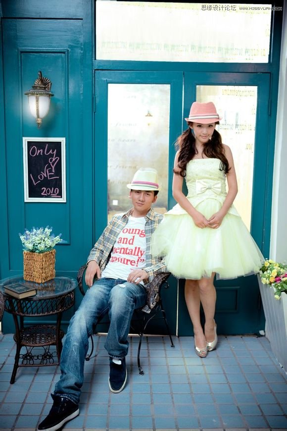 photoshop调出唯美的韩式风格婚纱照片,PS教程