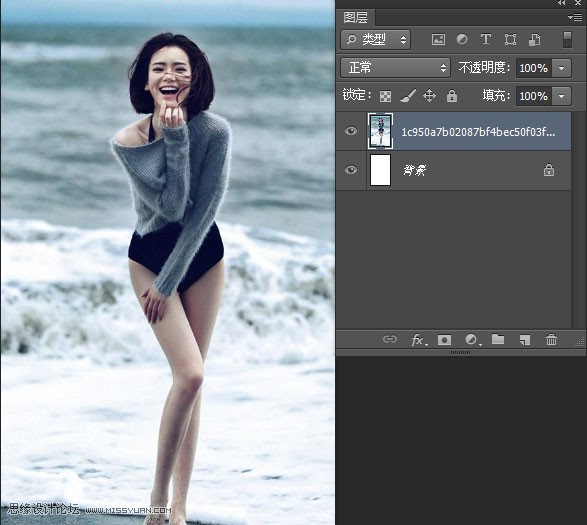 Photoshop򵥵ĸŮƬӱͼ,PS̳