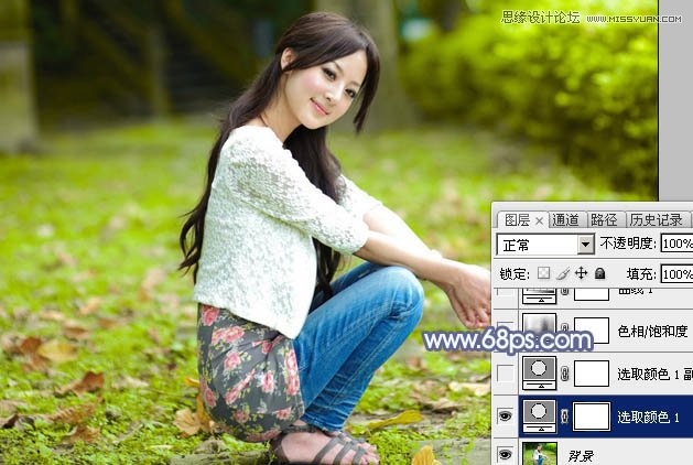 Photoshop调出果子照片唯美的蓝色效果,PS教程
