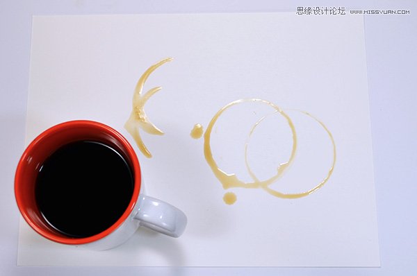 Photoshop制作独一无二的咖啡污渍笔刷,PS教程