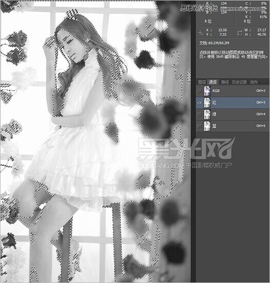 PhotoshopŮƬ͵ͨ͸ɫ,PS̳