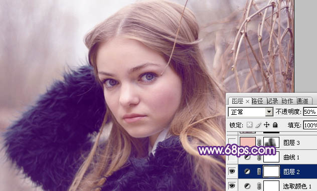 Photoshopѻ⾰ͷƬɵɫЧ