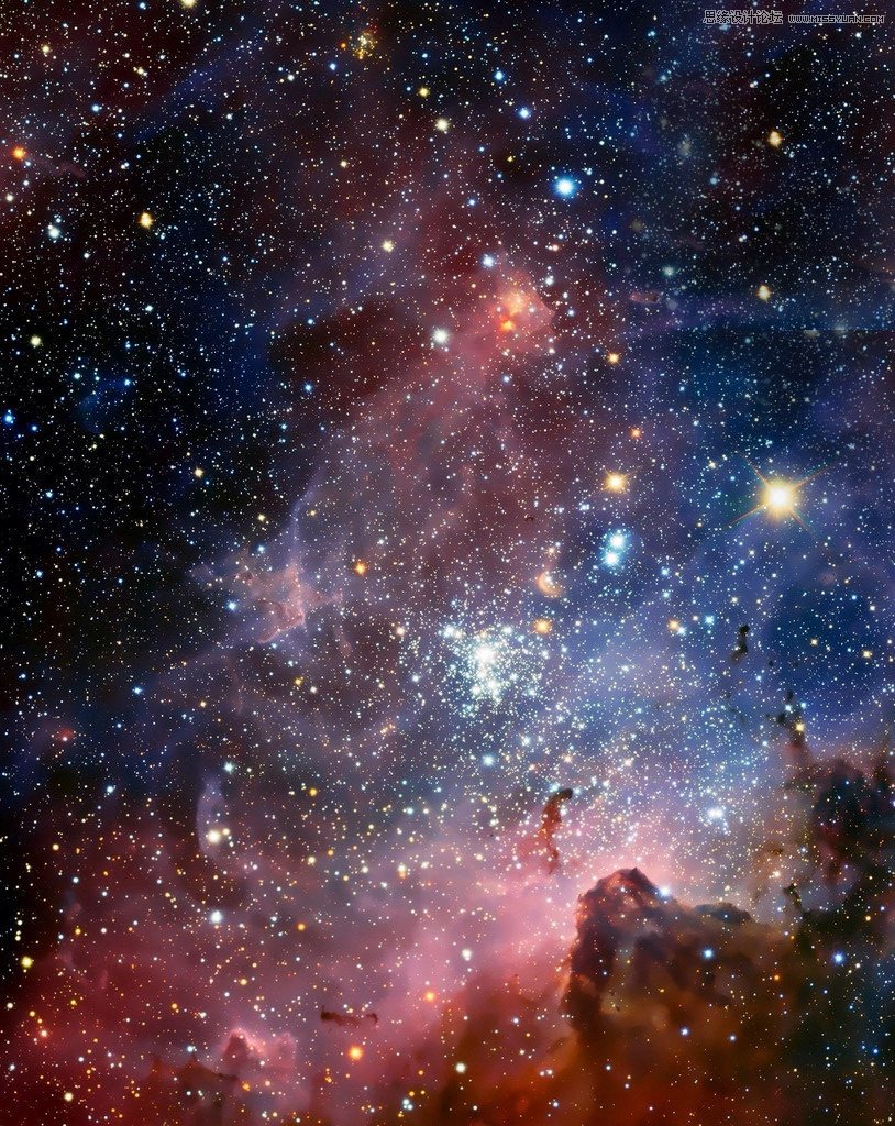 Photoshop合成创意风格的星空人像效果图片教程
