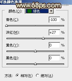 使用PS给外景欧美人像照片添加夕阳美景效果教程