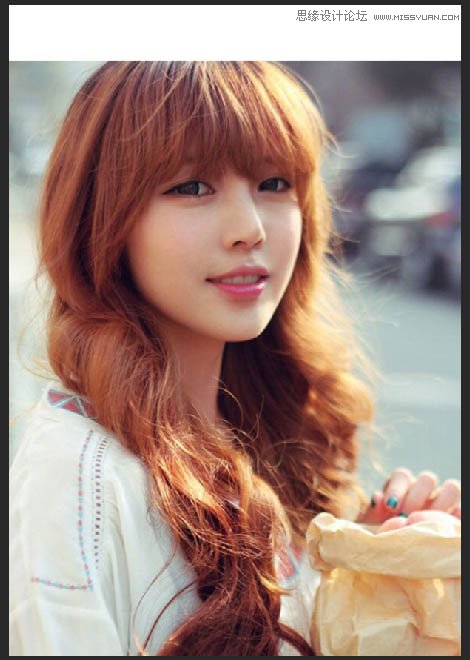 Photoshop结合SAI把甜美人像转手绘处理