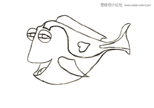 Photoshop合成可爱健忘的Dory小鱼效果
