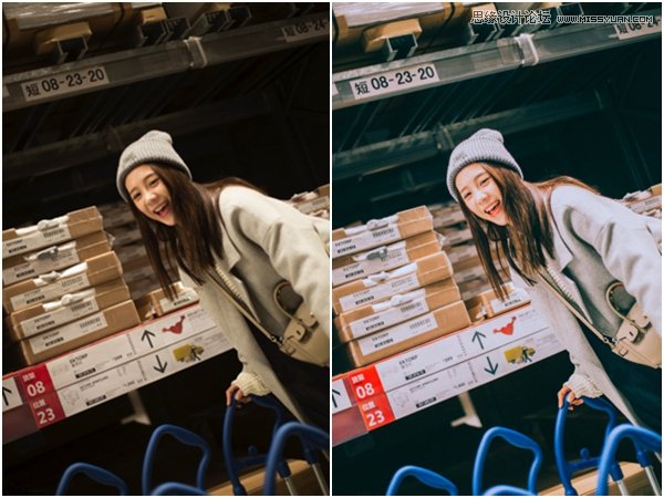使用photoshop调出甜美日系效果的室内人像照片