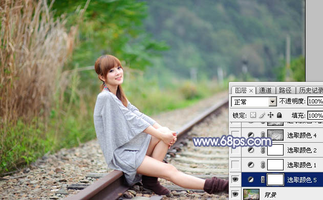 Photoshop调出果子人像照片唯美暖色效果