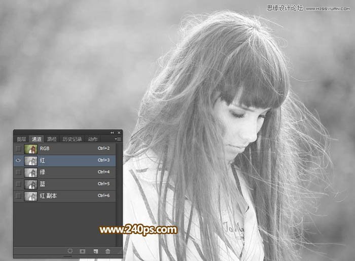 巧用Photoshop抽出滤镜抠图抠出细细的头发丝