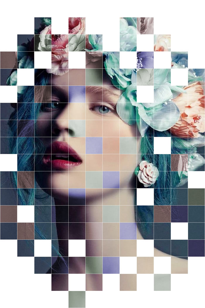 photoshop制作个性的人像格子效果图,PS教程,