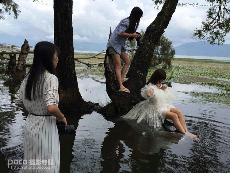 Photoshop给偏暗的外景照片清新提亮处理教程