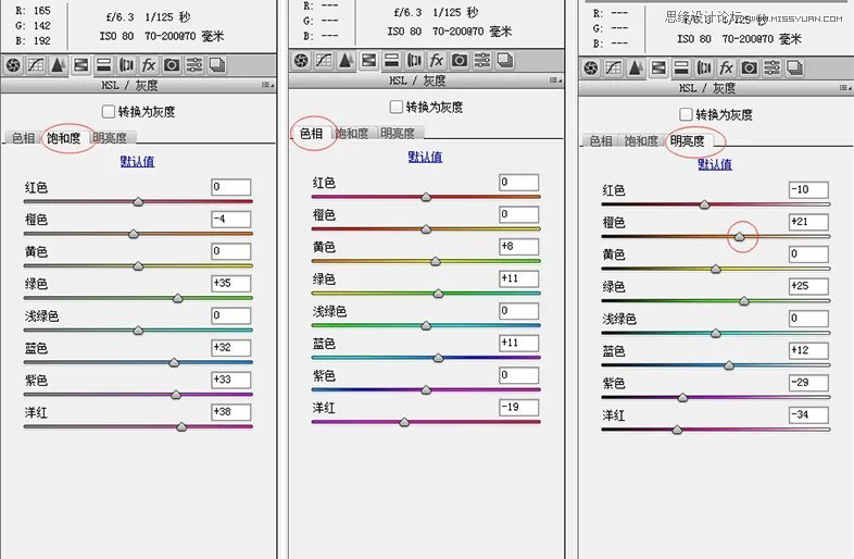 Photoshop制作唯美桃花仙境效果的外景婚纱照片