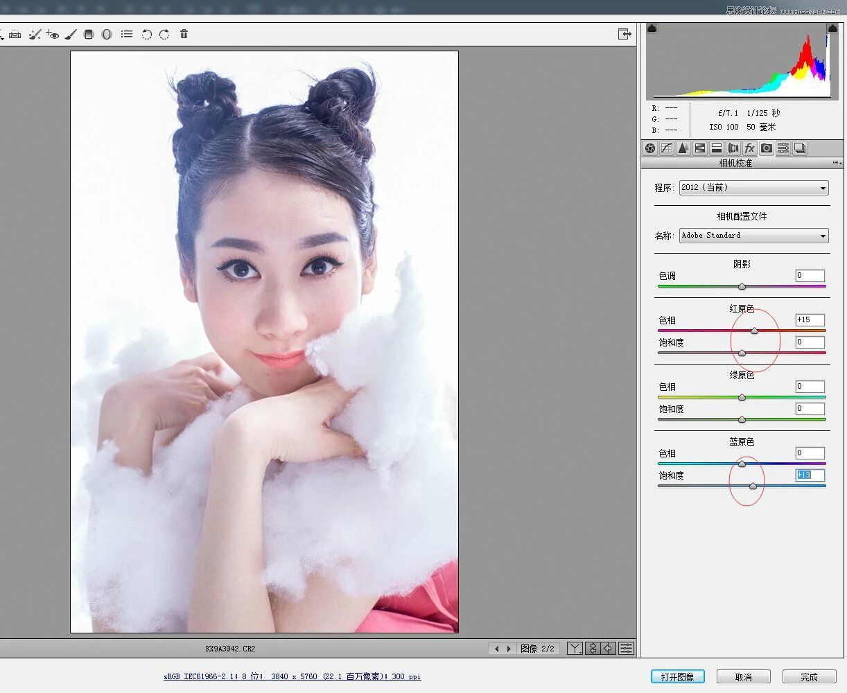 Photoshop给美女私房照添加唯美雪景效果