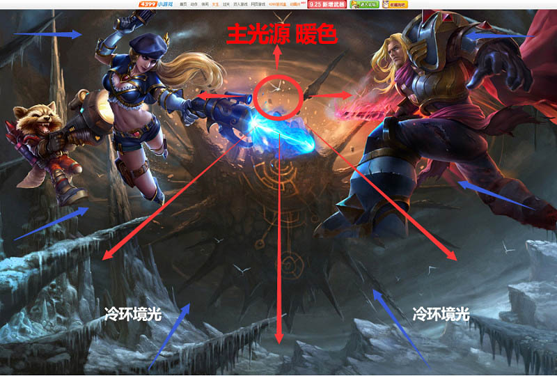 Photoshop设计超酷的游戏网站首页,PS教程,