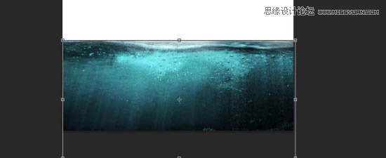 Photoshop合成在海面上漂浮的岛屿效果图