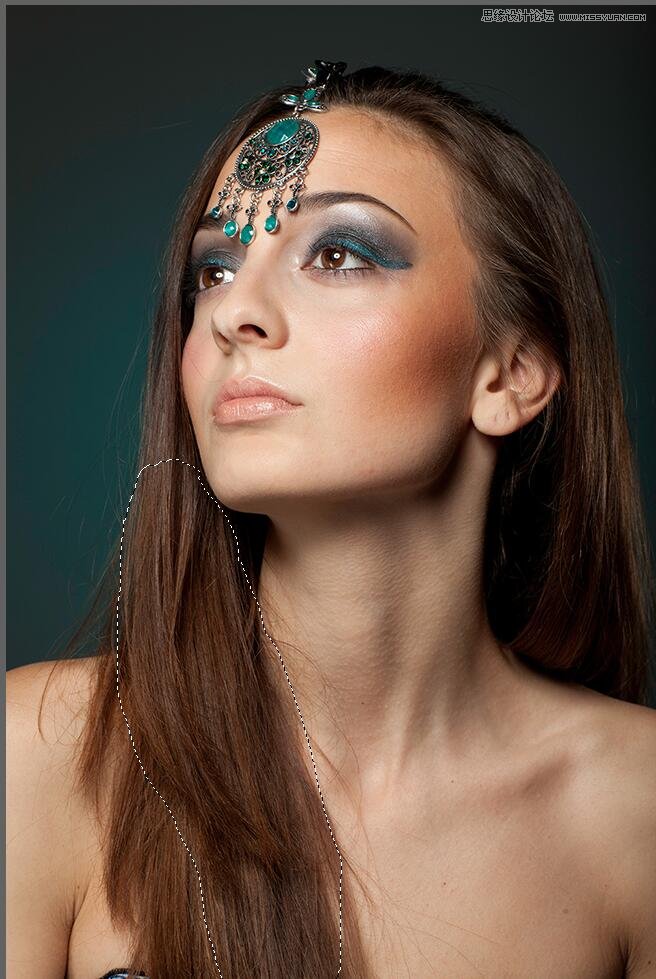 Photoshop详解商业人像大片中的发丝精细美化