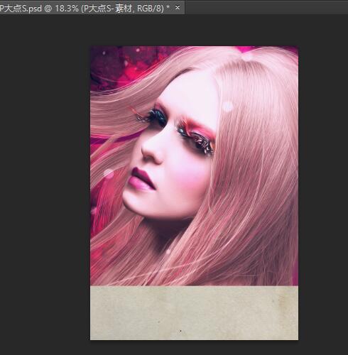 Photoshop巧用蒙版设计复古风格的人像海报,PS教程,