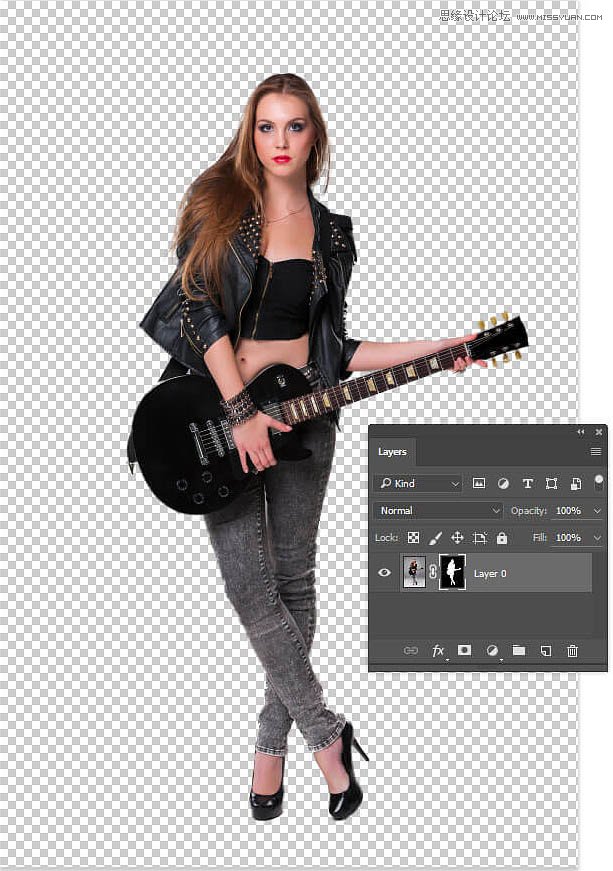 Photoshop制作创意独特的万花筒人像效果