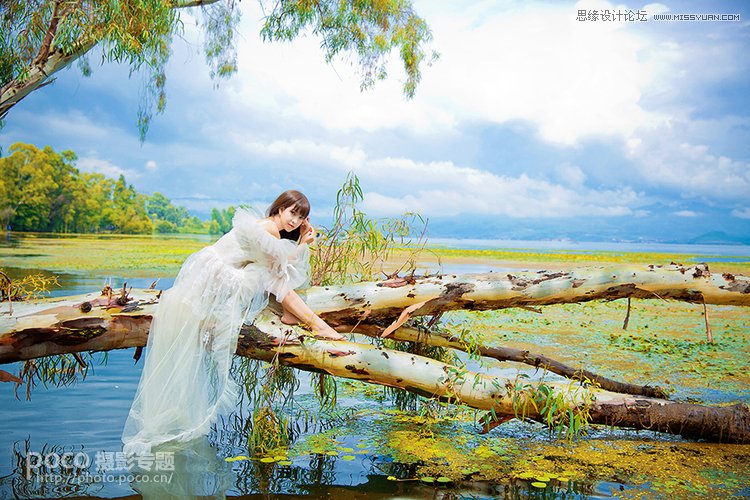 photoshop给偏暗的外景照片清新提亮处理教程