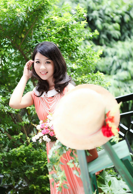 Photoshop调出红褐色的甜美女生照片处理教程