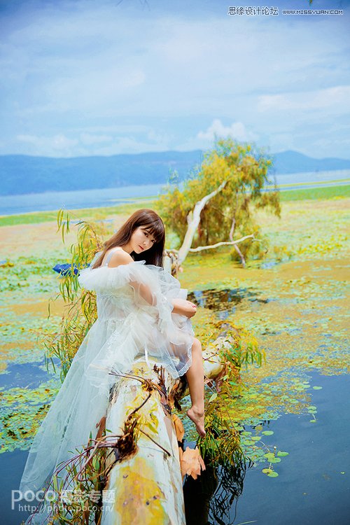Photoshop给偏暗的外景照片清新提亮处理教程