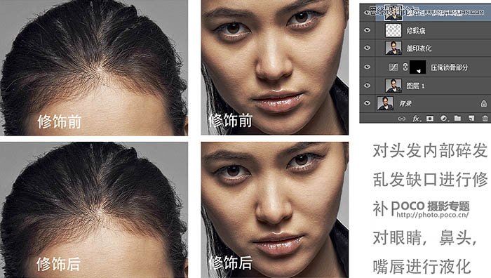Photoshop详解人像照片后期精修磨皮教程