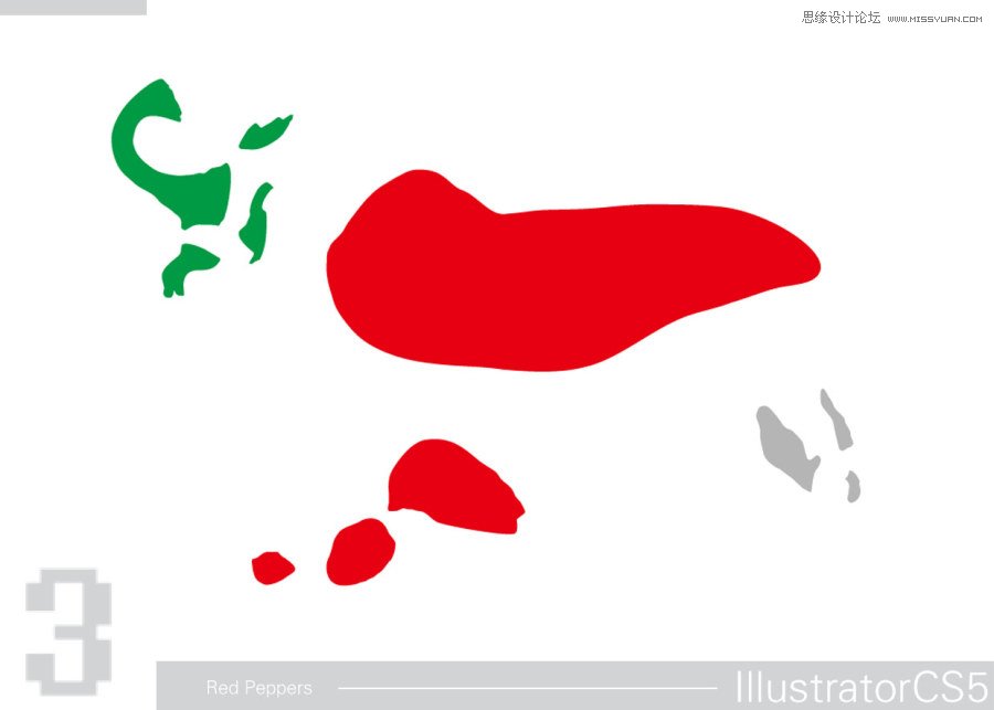 Illustrator CS5绘制逼真的红辣椒教程,PS教程,