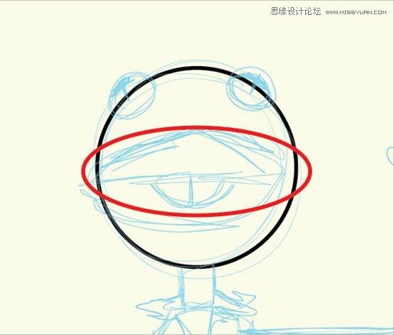 Illustrator绘制萌萌的青蛙柯密特图标,PS教程,