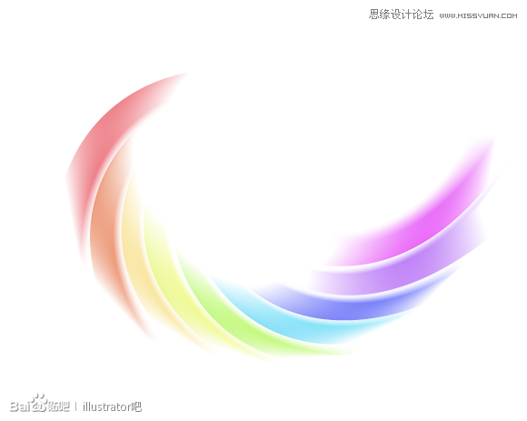 Illustrator绘制梦幻炫彩效果的LOGO,PS教程,