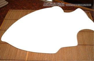 Illustrator巧用拼合透明度抠出盘子,PS教程,