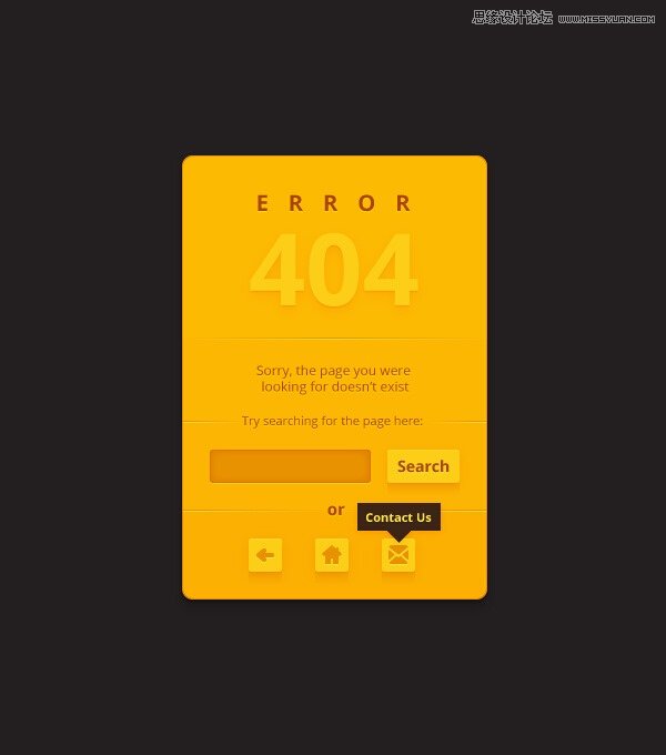 Illustrator制作细节丰富的网页404页面,PS教程,