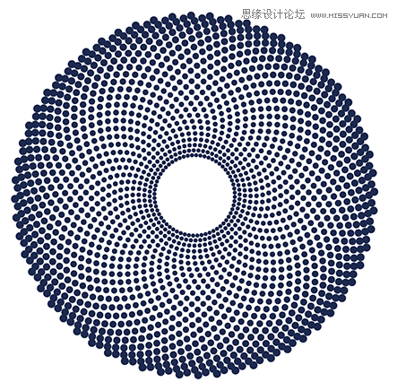 <a href=/design/illustrator/ target=_blank class=infotextkey>Illustrator</a>绘制漂亮的螺旋圆点花纹图案,PS教程,