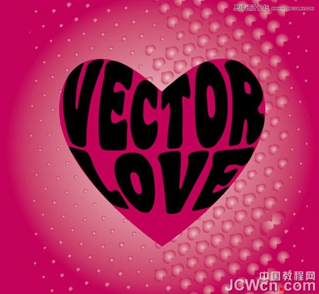 <a href=/design/illustrator/ target=_blank class=infotextkey>Illustrator</a>绘制心形效果的粉色<a href=/photoshop/haibao/ target=_blank class=infotextkey>海报</a>,PS教程,